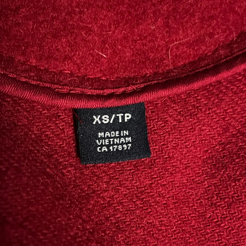 3 for $30 GAP Red Double-Breasted Women's Jacket - Picture 8 of 11